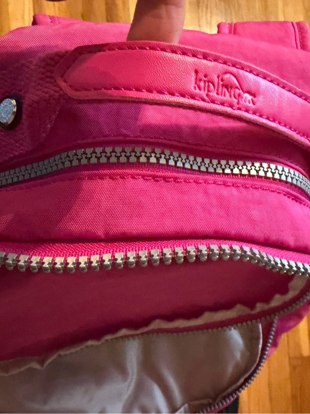 Authentic Kipling Pink Backpack - Picture 6 of 13